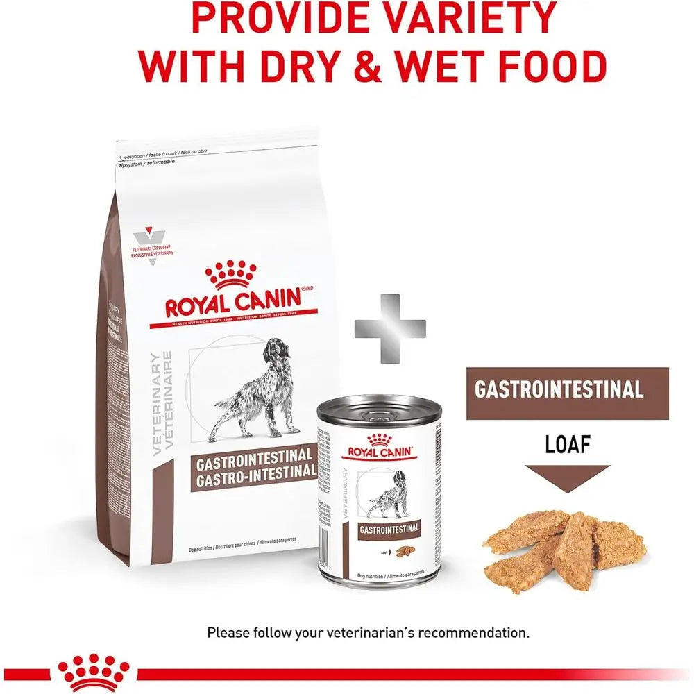 Veterinary Diet Canine Gastrointestinal Adult Loa Dog ood, 13.5 oz (Pack o 24)