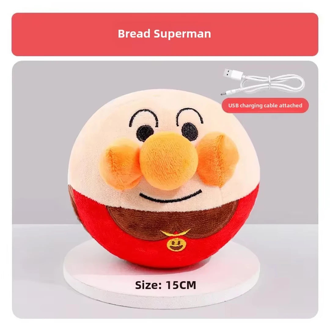 New Interactive Dog Toys Puzzle Electric Plush Jumping Ball USB Rechargeable Clown Cartoon Dog Training Toy Piggy Pet Product