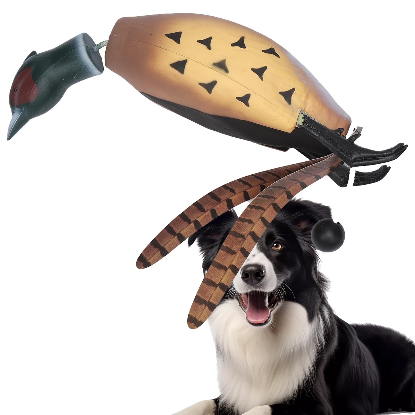 Pheasant Dummy Bumper Toy for Hunting Retriever Dog Training,Hunting Duck Recognition Trainers Pet Dog Interactive Training Toys