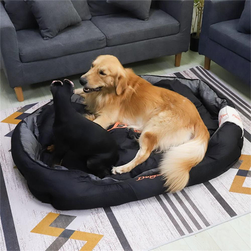 XXL XL L Orthopedic Sofa Dog Bed Waterproof Pet Mat Kennel Washable Pet Puppy Basket Cushion Removable fr Small Medium Large Dog