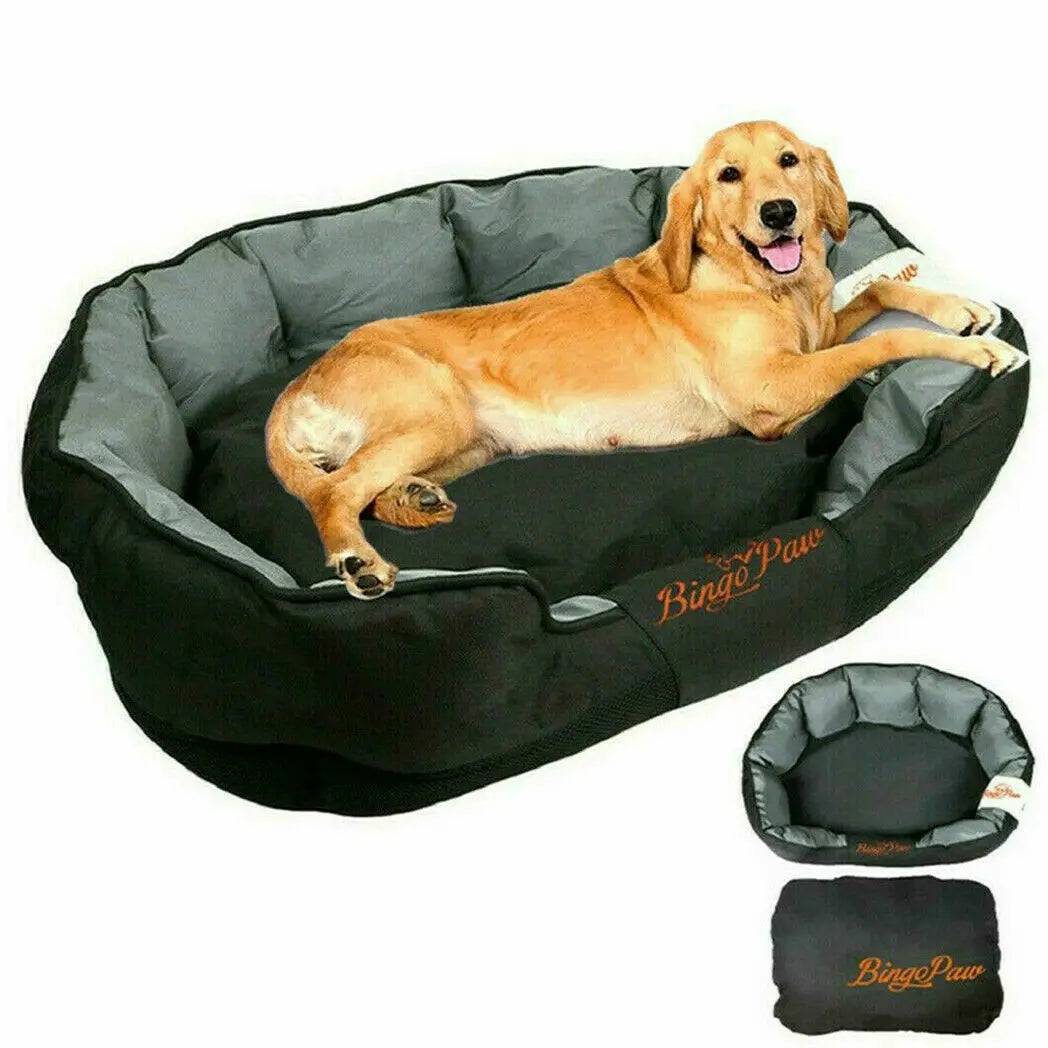 XXL XL L Orthopedic Sofa Dog Bed Waterproof Pet Mat Kennel Washable Pet Puppy Basket Cushion Removable fr Small Medium Large Dog