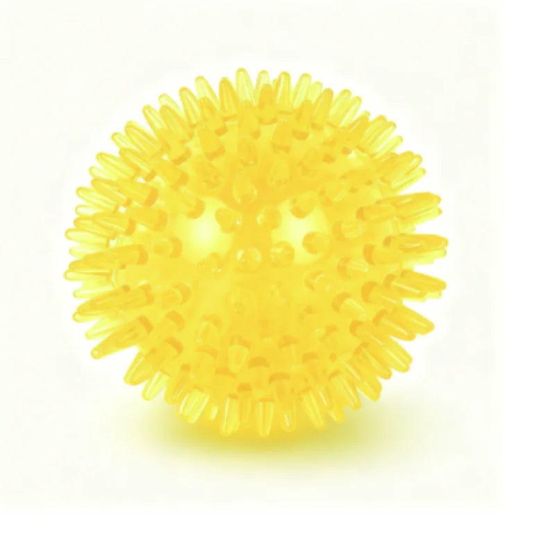 New Pet Toy Ball Cat Puppy Sounding Toy Tooth Cleaning Ball Training Pet Teeth Chewing Toy Thorn Balls Accessories