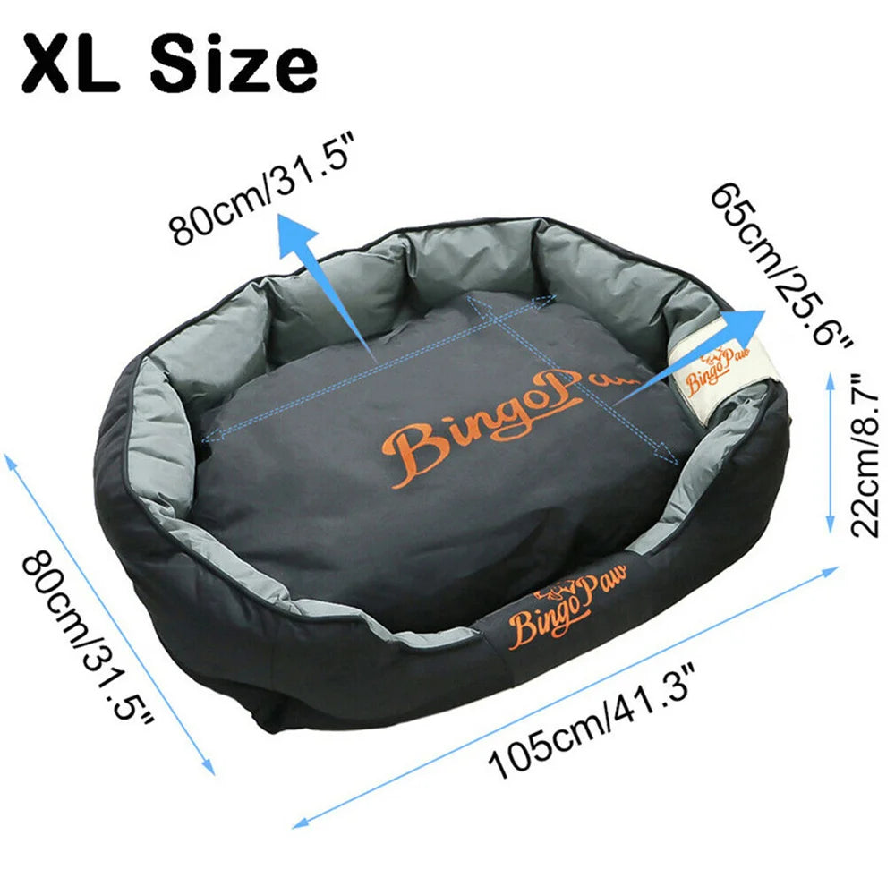 XXL XL L Orthopedic Sofa Dog Bed Waterproof Pet Mat Kennel Washable Pet Puppy Basket Cushion Removable fr Small Medium Large Dog