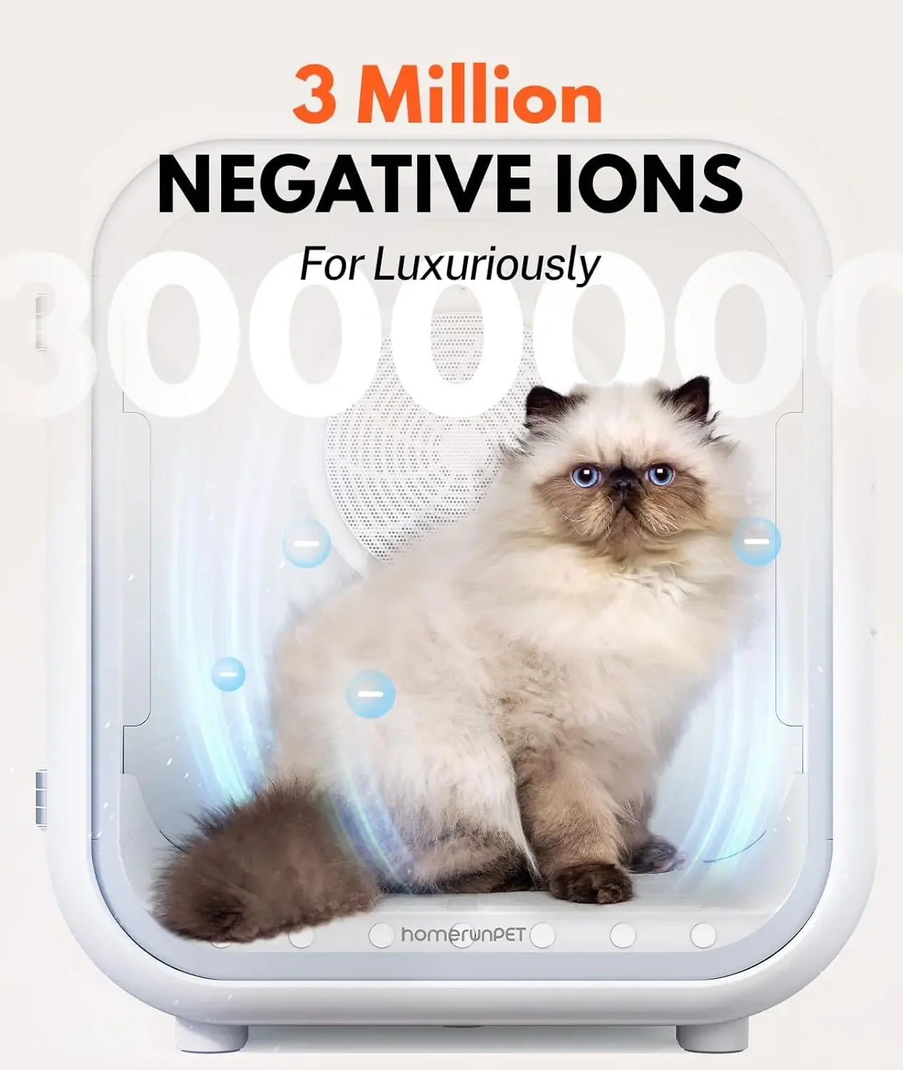 62L Quiet Automatic Pet Dryer Box, 360° Efficient Drying & Smart Temp Control for Cat & Medium Dog, Custom