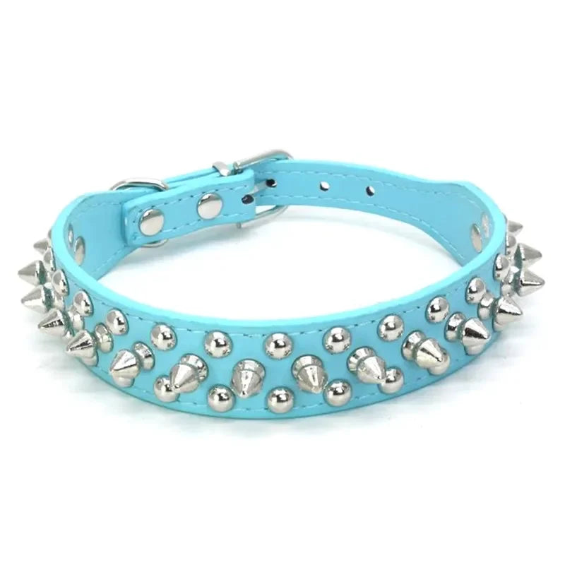 High Quality Dog Rivet Collar and Leash Set Anti Bite Pet Collars for Medium Large Dogs Bulldog Greyhound mascotas Accessories